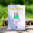 Search for purple cake birthday cards Cute