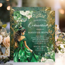 Search for vintage quinceanera invitations Green