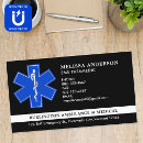 Search for ambulance service business cards Paramedic