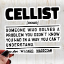 Search for cello music stickers Cellist