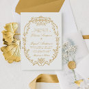 Search for baroque wedding invitations Vintage
