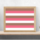 Search for pink brown posters Stripes
