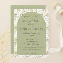 Search for pattern baby shower invitations Sage green
