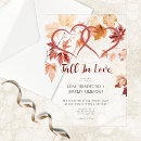 Search for two hearts wedding invitations Fall