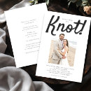 Search for elopement wedding reception invitations Black and white