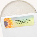 Search for rustic sunflower return address labels Boho bohemian