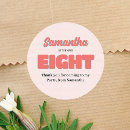 Search for eighth birthday stickers For kids