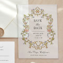 Search for clear save the dates Elegant