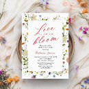 Search for love in bloom invitations Floral