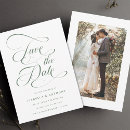 Search for sage green wedding save the dates Calligraphy