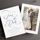 Search for dusty blue wedding save the dates Stylish