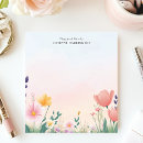 Search for pretty notepads Floral