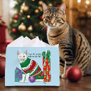 Search for christmas cat gift bags Cute