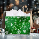 Search for holiday gift bags Green