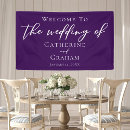 Search for purple and white banners Elegant