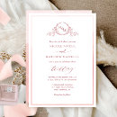 Search for salmon pink invitations Watercolor