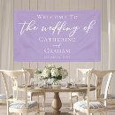 Search for purple and white banners Elegant