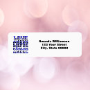 Search for dutch return address labels Blue