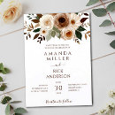 Search for earthy wedding invitations Watercolor floral