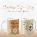 Search for 70 birthday mugs Floral