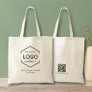 Search for business logo tote bags Qr code