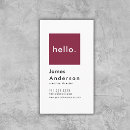 Search for generic business cards Minimal