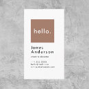 Search for generated business cards Minimal