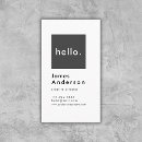 Search for generic business cards Minimalist