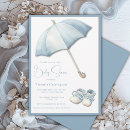 Search for umbrella baby shower invitations Blue