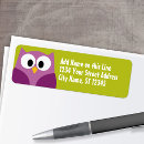 Search for cartoon owl return address labels Animal