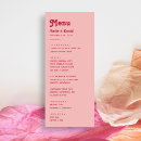 Search for hot pink menus Elegant