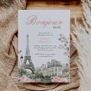 Search for french baby shower invitations Eiffel tower