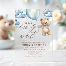 Search for neutral baby boy shower invitations We can bearly wait