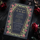 Search for till death do us part wedding invitations Gothic