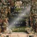 Search for welcome to our wedding signs Simple