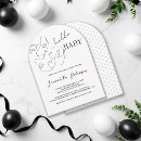 Search for black and white baby shower invitations Silhouette