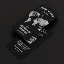 Search for world map business cards Global
