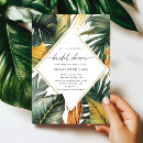 Search for palm leaves bridal shower invitations Tropical