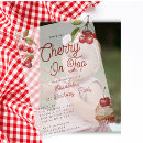 Search for summer 1st birthday invitations Red