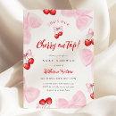 Search for cherry baby pregnancy invitations Pink bow