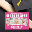 Search for pink graduation invitations announcements Cute