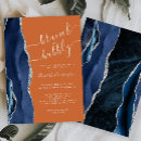 Search for navy blue bridal brunch invitations Script