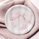 Search for pink bow plates Girly