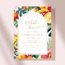 Search for colourful bridal shower invitations For her