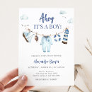 Search for ahoy baby shower invitations Under the sea
