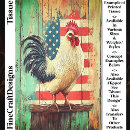 Search for farmhouse tissue paper Rooster