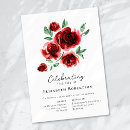Search for red rose funeral invitations Roses