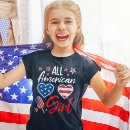 Search for 4th of july girls tshirts Patriotic