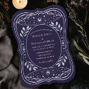 Search for purple gothic wedding invitations Hallowedding