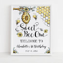 Search for bee birthday party decor Sweet to bee one